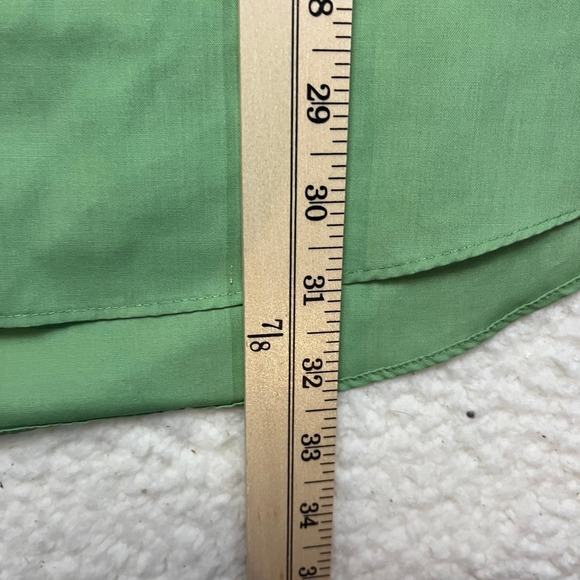 Stafford Dress Shirt Mens 16 32-33 Green The Super Shirt Classic Performance - Picture 3 of 8